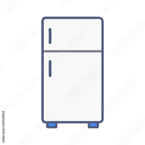 Refrigerator Icon Vector