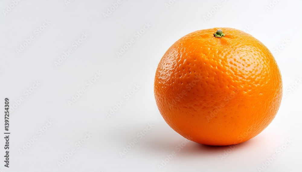Medium size Orange fruit isolated on a white background. Medium size Orange fruit isolated on a white background.
