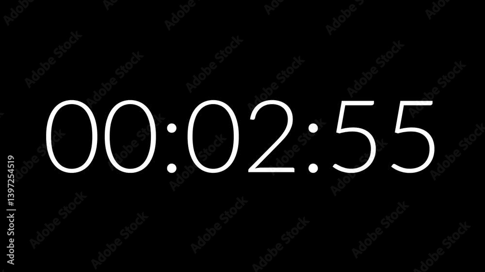 Countdown timer from 3 minute to 2 minute suitable for presentations, productivity, educational content, and more Countdown timer from 3 minute to 2 minute suitable for presentations, productivity, educational content, and more