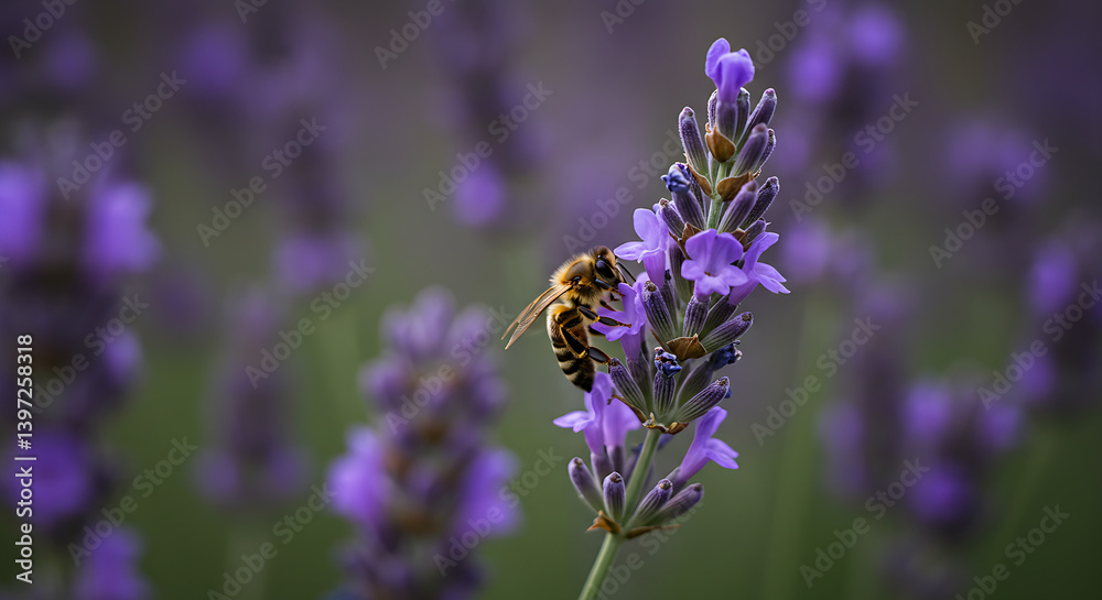 bee on lavender, bee on lavender, Close-up of purple flowers showcasing their intricate patterns and textures, enhanced by a soft background blur, bee on lavender flower bee on lavender, bee on lavender, Close-up of purple flowers showcasing their intricate patterns and textures, enhanced by a soft background blur, bee on lavender flower