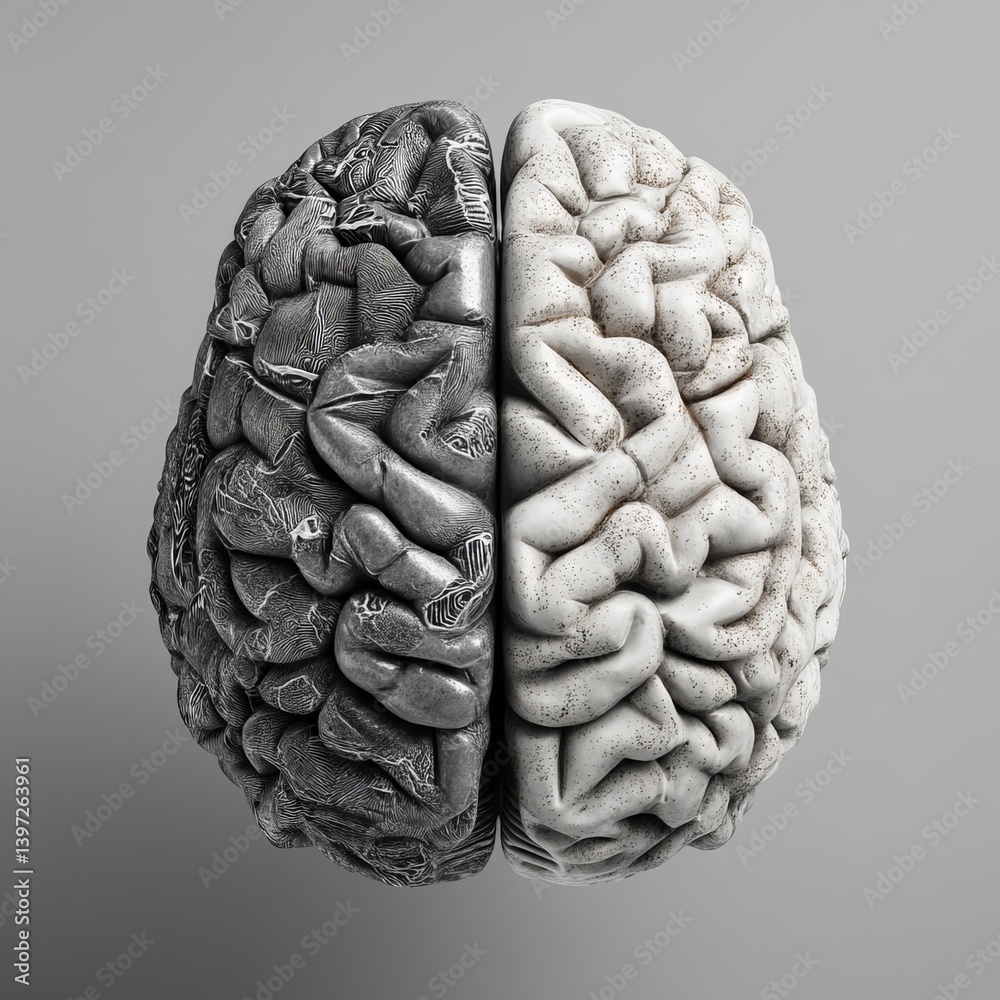 Naklejka premium Brains & Background: The Unseen Edge in a Competitive World