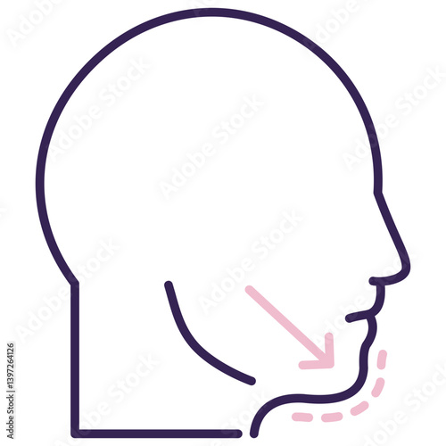 Chin Augmentation Icon