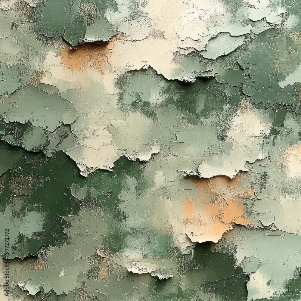 Obraz premium Abstract Brush Stroke Watercolor Smear Pattern with Natural Earthy Tones and Dynamic Textures