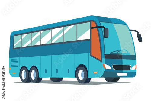 Sightseeing Tour Bus Vector Design