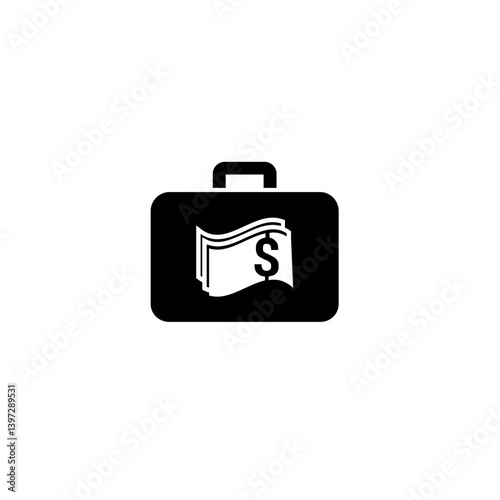 Finance icon set. Containing loan, cash, saving, financial goal, profit, budget, mutual fund, earning money and revenue icons. Solid icons collection.