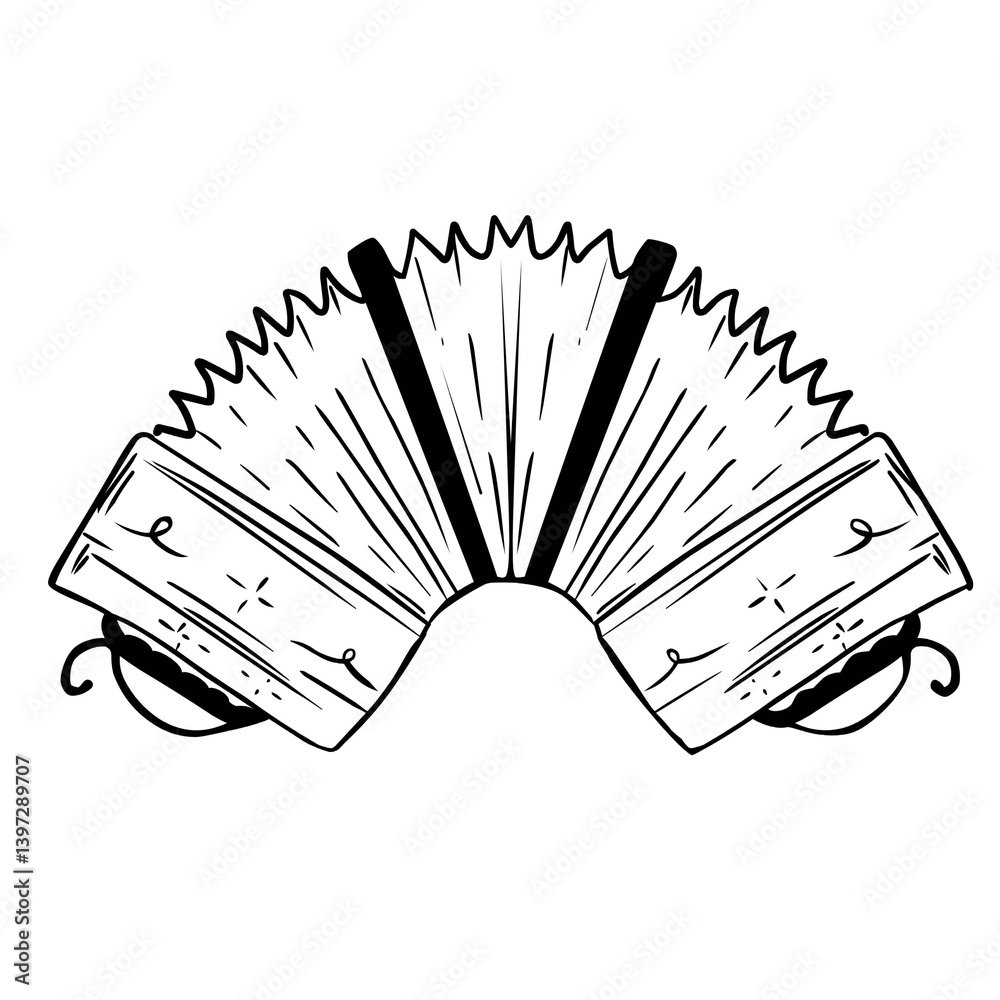 Ταπετσαρία bandoneon instrument and tango music