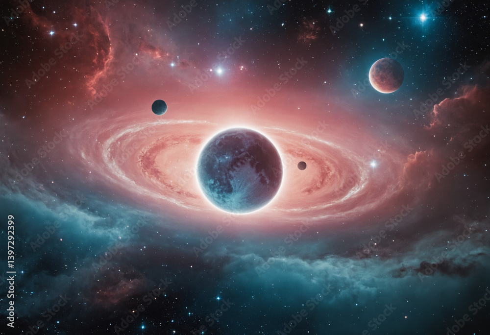 planet in space planet in space