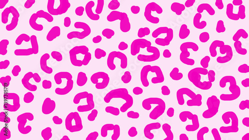 Simple Abstract Wallpaper with Leopard Print – Minimalist Vector for Digital Use Background