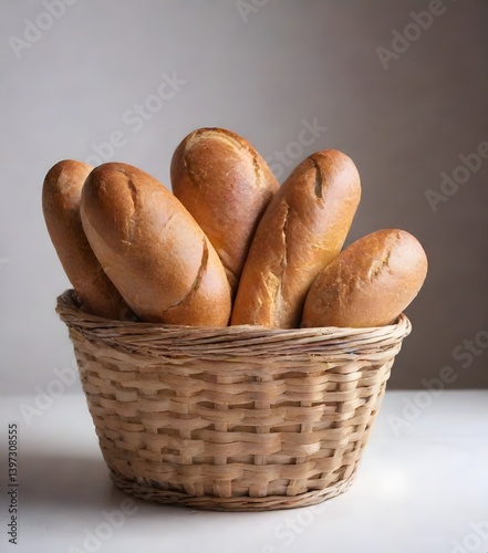 Bread in basket