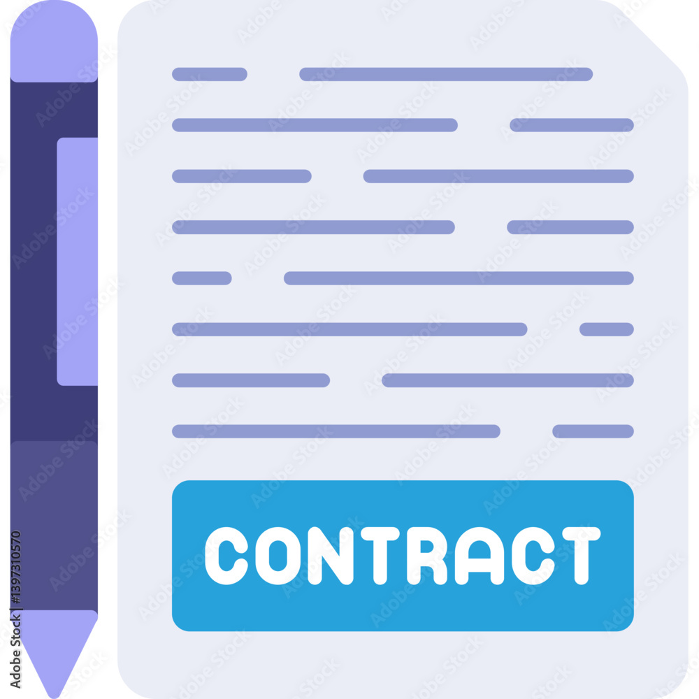 Contract Agreement Icon Contract Agreement Icon
