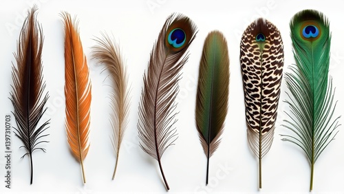 Flight and Flair: Feathers of Exotic Birds