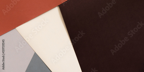 Geometric abstract background in minimal style and neutral colors, space for text.
