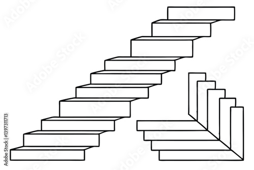 collection of pes stairway types