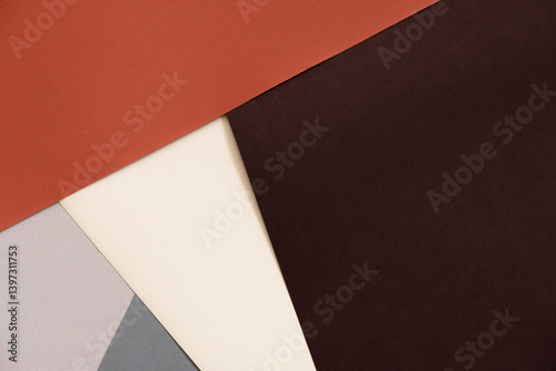 Geometric abstract background in minimal style and neutral colors, space for text.
