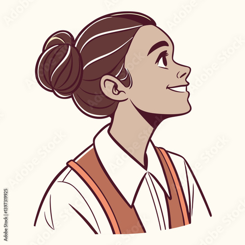 girl with long hair