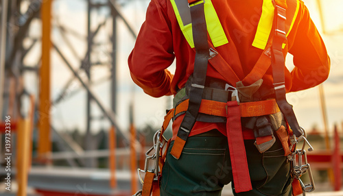 Construction Worker Safety Harness Fall Protection Equipment