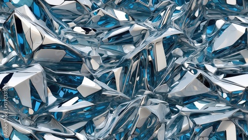 Abstract background featuring sharp