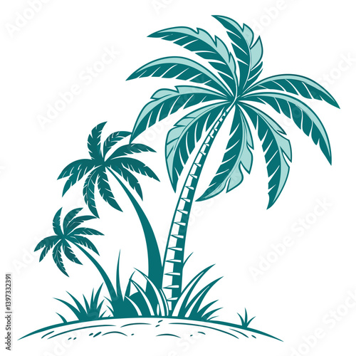 palm tree vector illustration