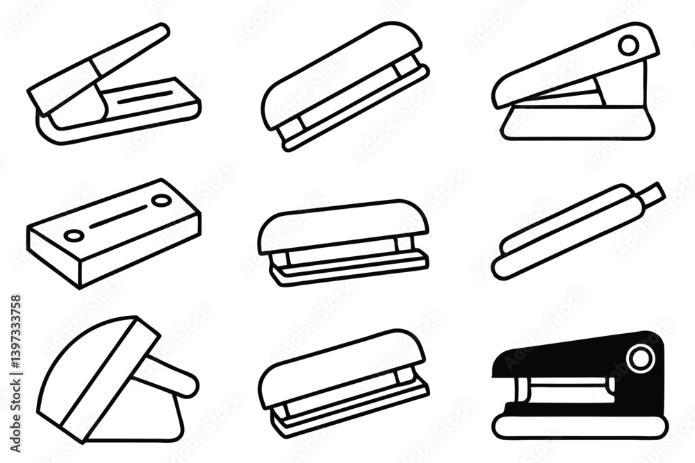 Assorted stapler varieties collection Assorted stapler varieties collection