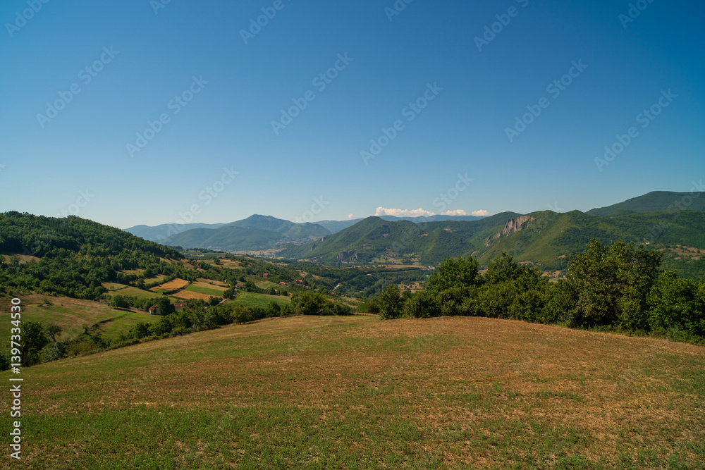 beautiful mountain landscape on a sunny summer day beautiful mountain landscape on a sunny summer day