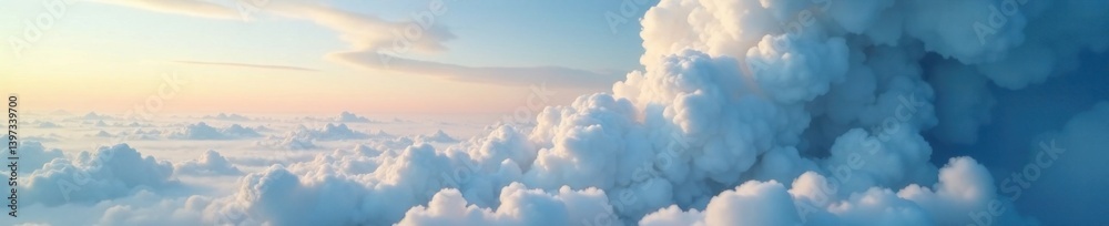 Dense plume of white smoke rises from earth, dominating horizon, hill, mountain, valley Dense plume of white smoke rises from earth, dominating horizon, hill, mountain, valley