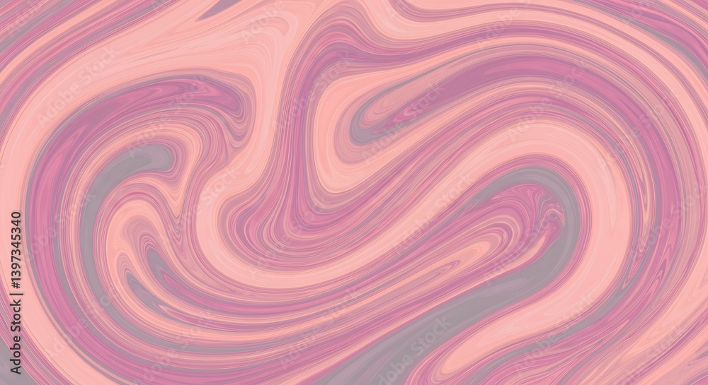 Obraz premium Abstract Swirling Pink and Gray Pastel Background Texture