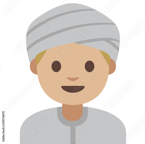 Boy with Turban (Fair Skin)
