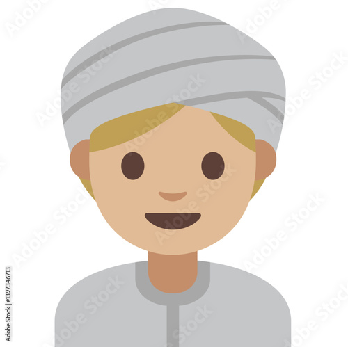 Boy with Turban (Pale Skin)

