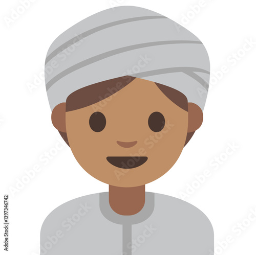 Boy with Turban (Light Skin)

