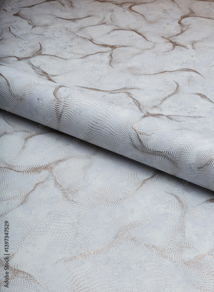 Large roll of wallpaper for the wall with a beautiful texture