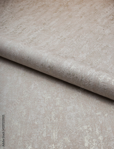 Large roll of wallpaper for the wall with a beautiful texture