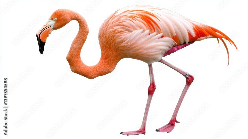 Obraz premium flamingo, zoo, captive, pink, pink bird, bird, birdwatching, beautiful bird, water bird, ocean, fauna, flamingos Caribbean