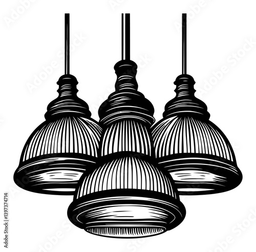 Vintage Hanging Light Fixture in Elegant Style for Home Decor