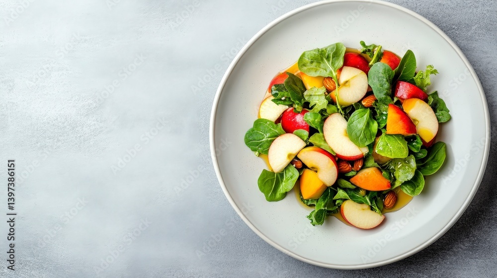 Vibrant Apple Salad with Fresh Greens and Nuts for a Healthy Delightful Meal Experience Vibrant Apple Salad with Fresh Greens and Nuts for a Healthy Delightful Meal Experience
