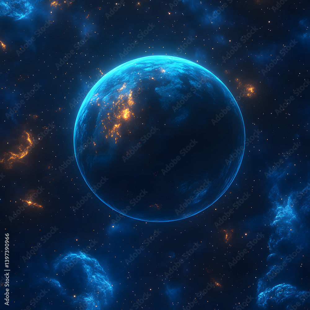 Fototapeta premium space galaxy background