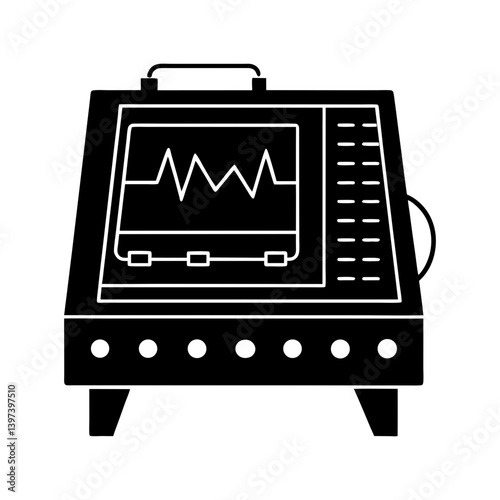 Logic Analyzer silhouette vector