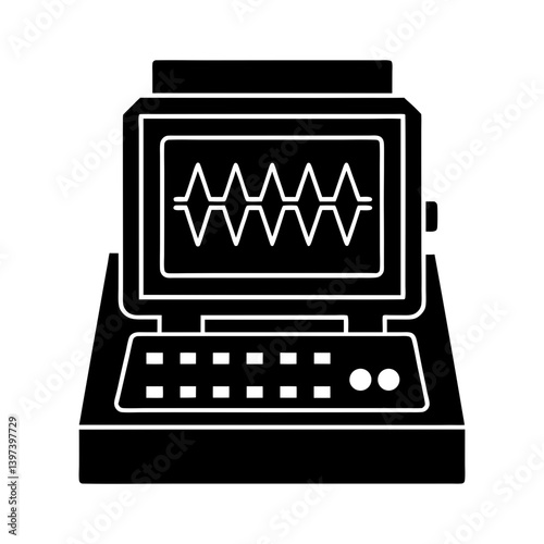 Logic Analyzer silhouette vector