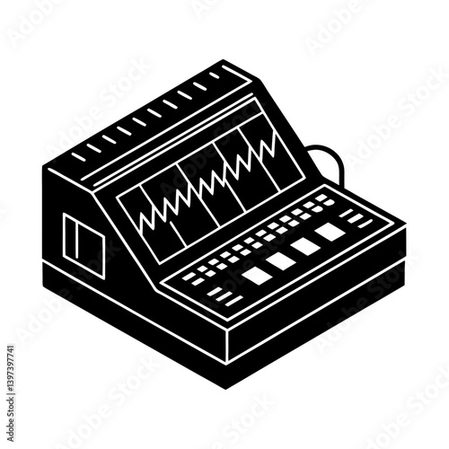 Logic Analyzer silhouette vector