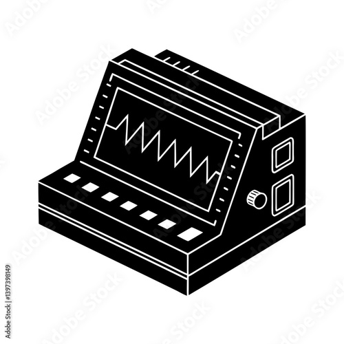 Logic Analyzer silhouette vector
