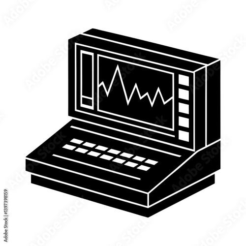 Logic Analyzer silhouette vector