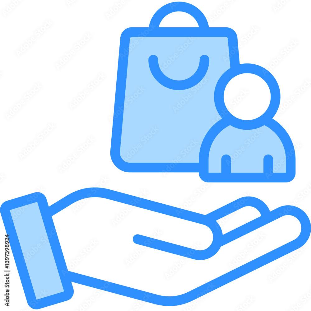 Fototapeta premium Customer Icon