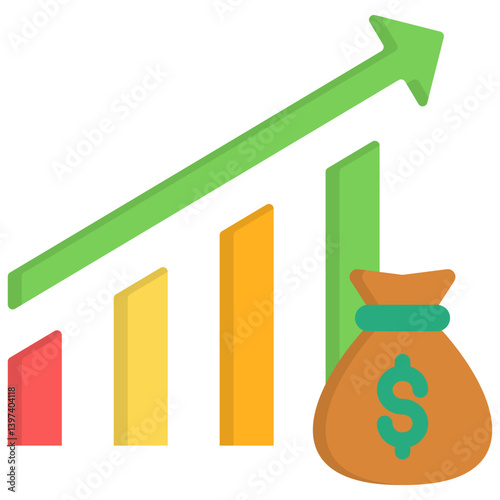 Economy Growth Icon
