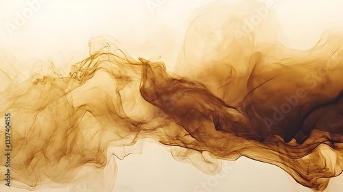 Abstract flowing forms evoke a sense of movement and depth, creating a mesmerizing visual experience with delicate lines and smoky hues.