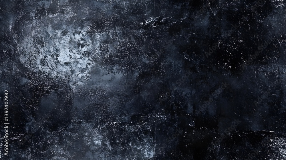 A dark, textured surface with varied shades of deep blue and gray. A dark, textured surface with varied shades of deep blue and gray.