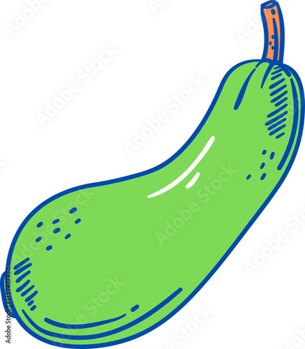 vector illustration of pear