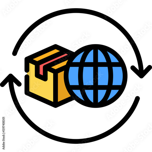 Worldwide Shipping Icon