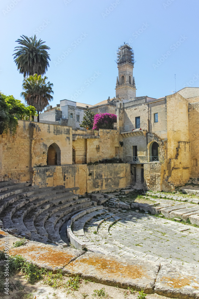 The Old town of Lecce, Apulia Region, Italy