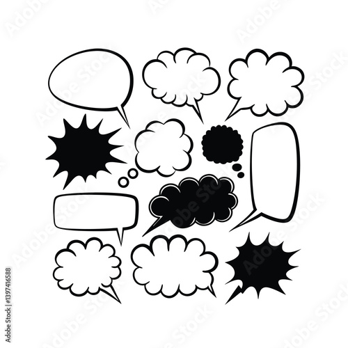 comic speech bubbles