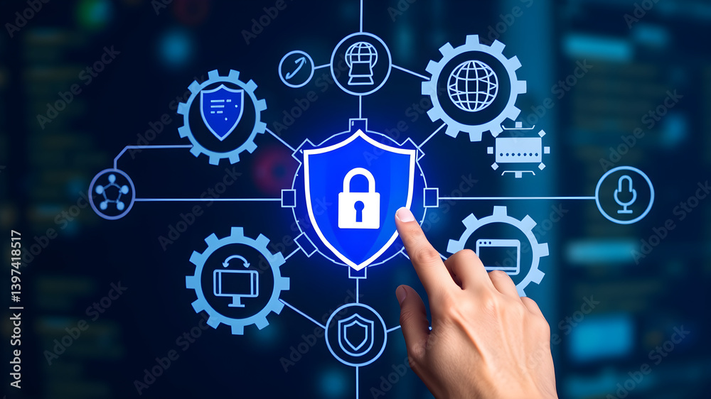 Hand Interacting with Secure System Interface Hand Interacting with Secure System Interface