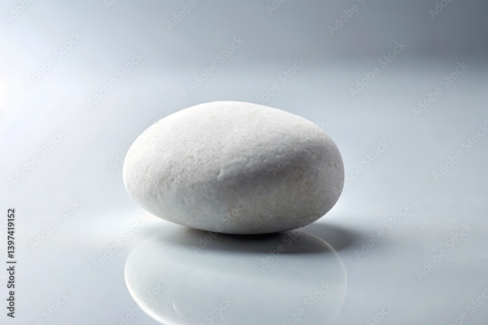 Smooth white pebble, isolated on clean background. High-resolution minimalist product photography – perfect stock photo. Smooth white pebble, isolated on clean background. High-resolution minimalist product photography – perfect stock photo.